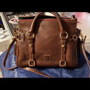 Dooney & Bourke Florentine Mini Satchel in chestnut